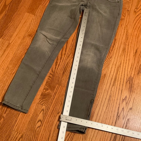 Chip & Pepper Steamer Lane Skinny Straight Leg Jeans Distressed Gray Stretch Sz5 - Picture 15 of 15
